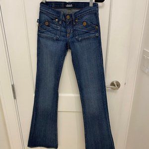 Rock & Republic; Scorpion Jeans; Worn 1-2 times; Dark Blue; Size 24
